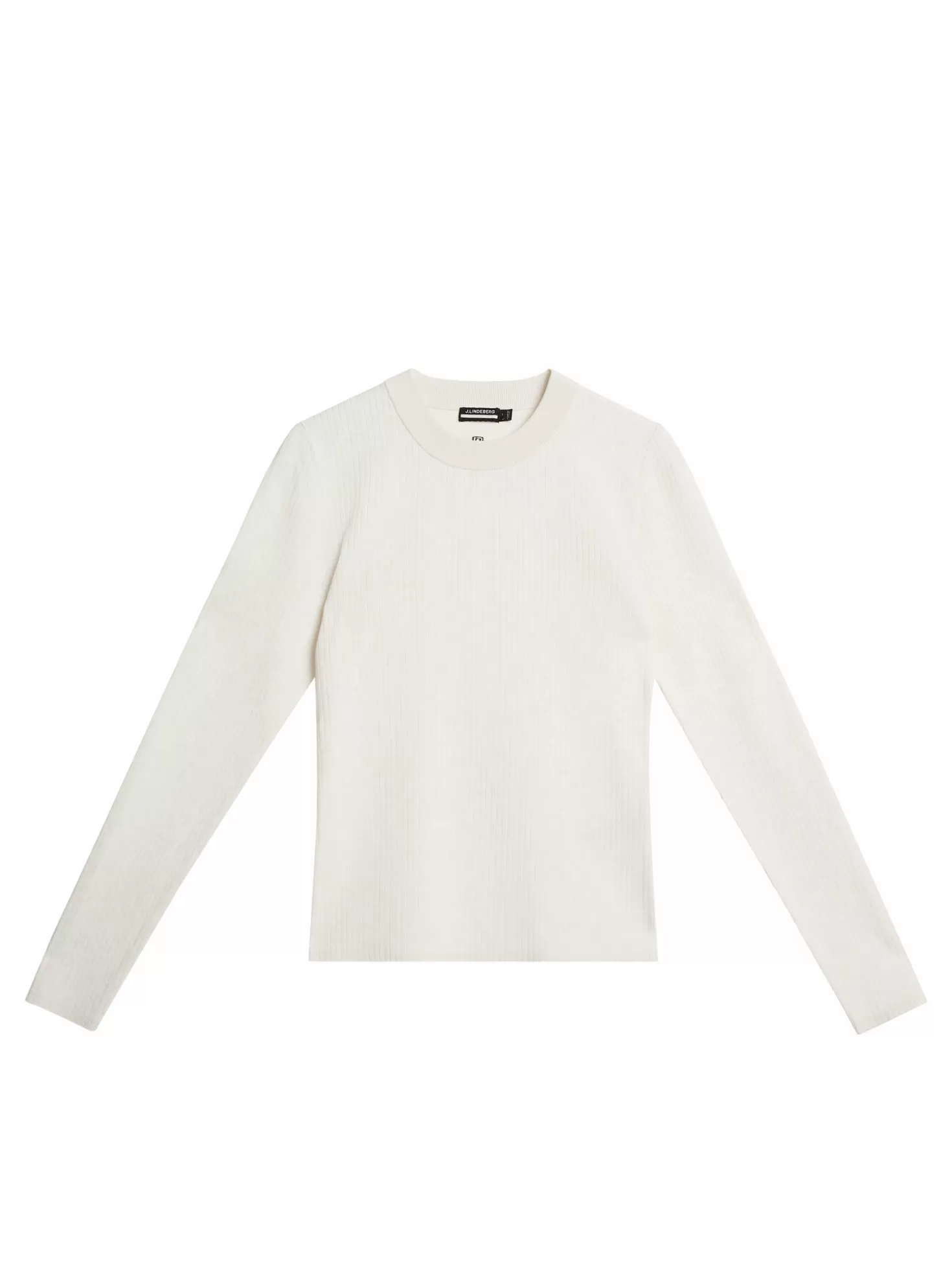 Stickat<J.Lindeberg Louise Rib Jacquard Knit White