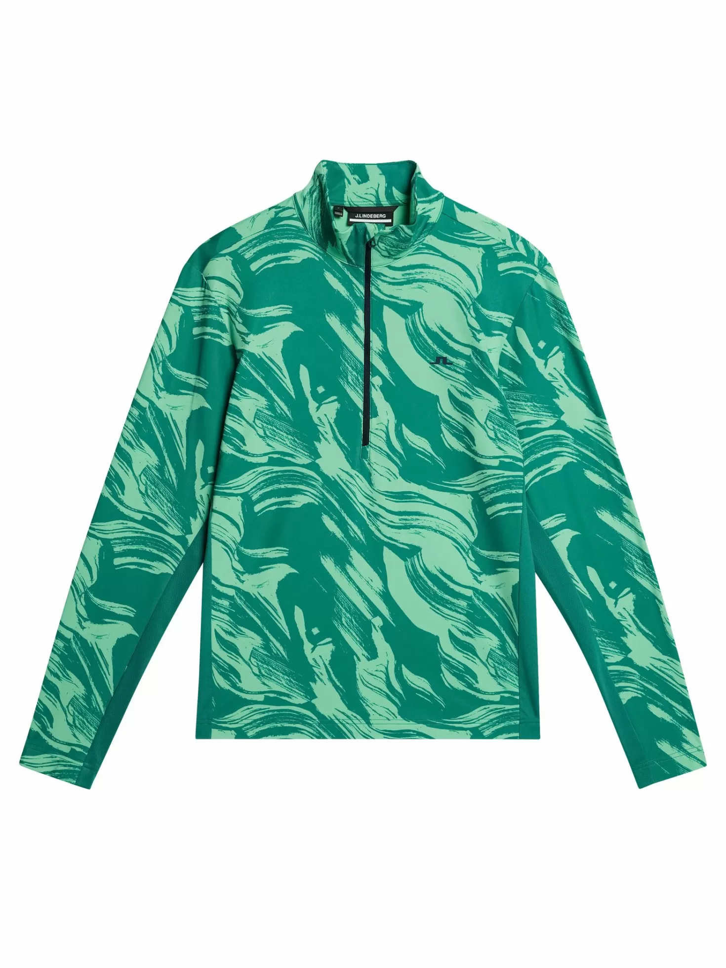 Bas- och mellanlager<J.Lindeberg Luke Print Half Zip Mid Layer Green Valley