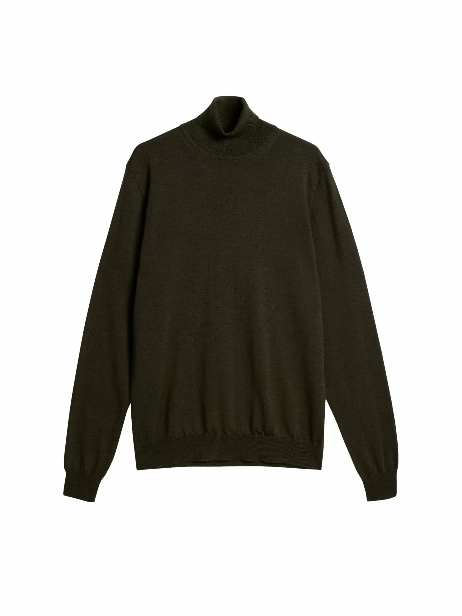 Stickat<J.Lindeberg Lyd Merino Turtleneck Sweater Cloud White