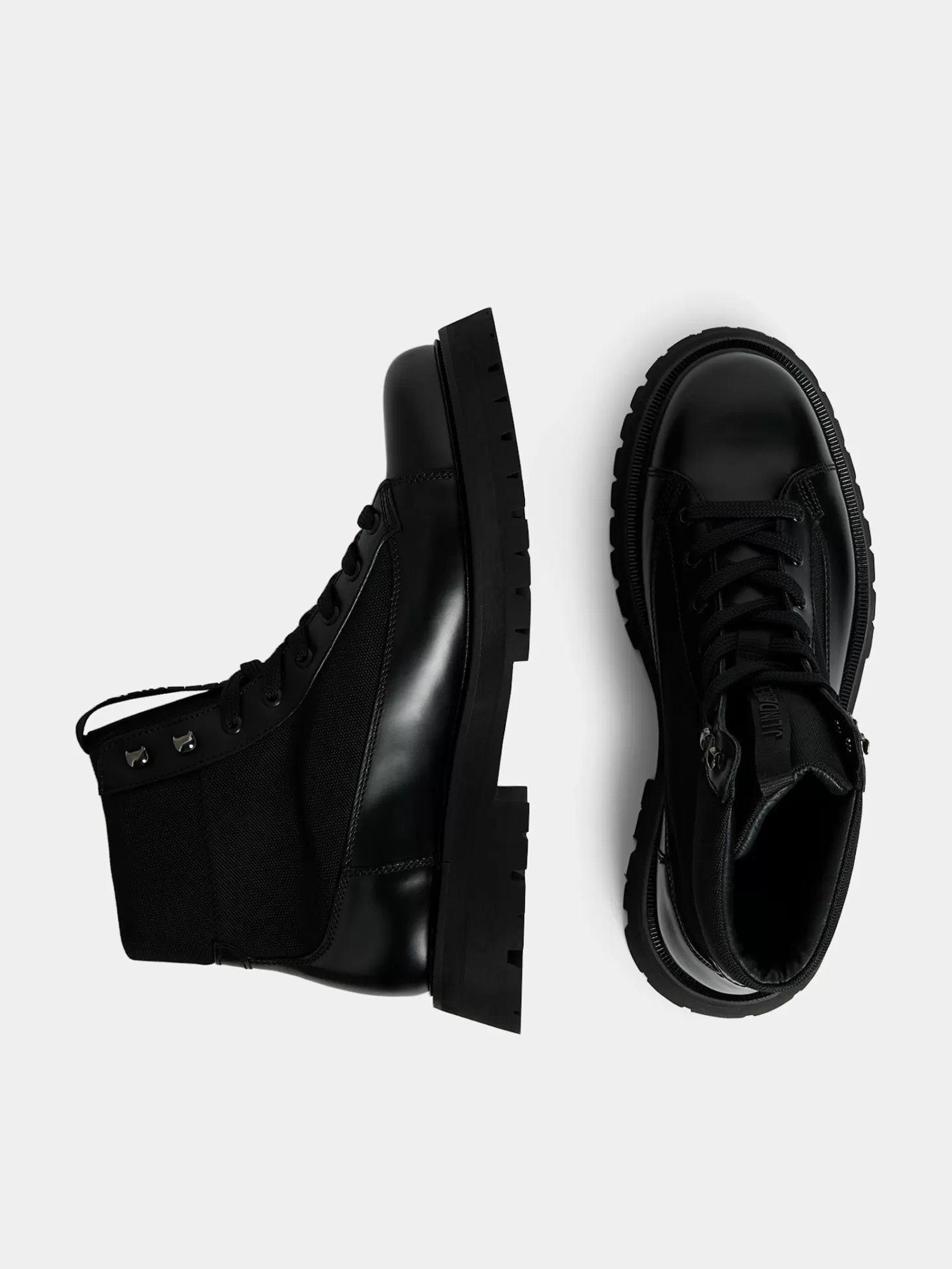 Skor<J.Lindeberg Maddox Tech Leather Boot Black