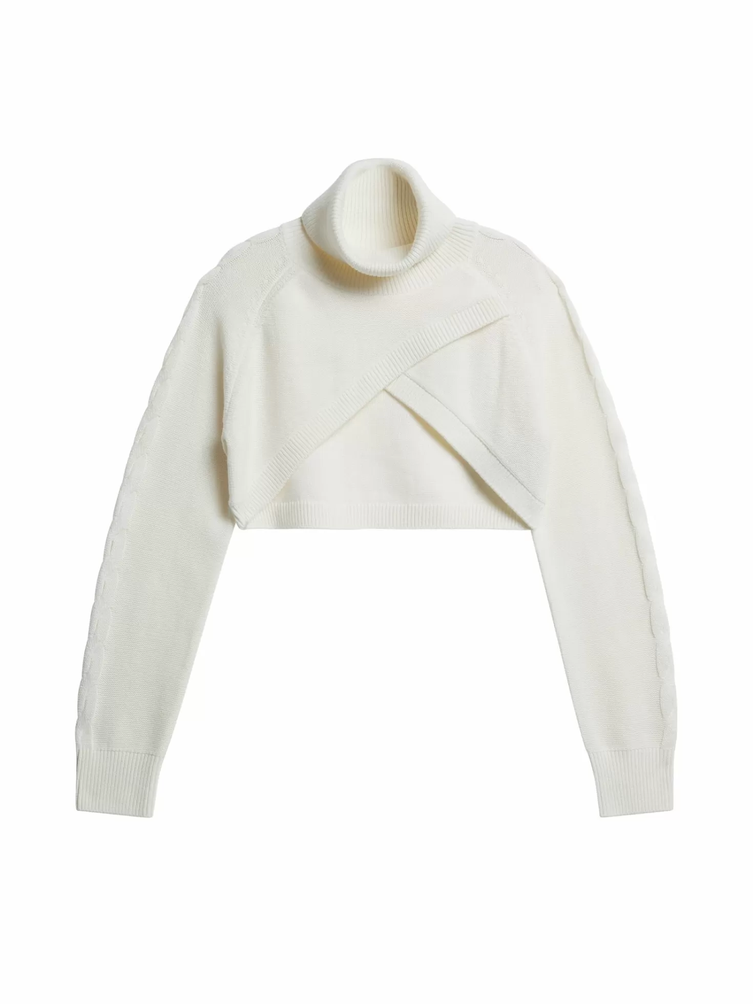 Stickat<J.Lindeberg Margot Knitted Bolero White