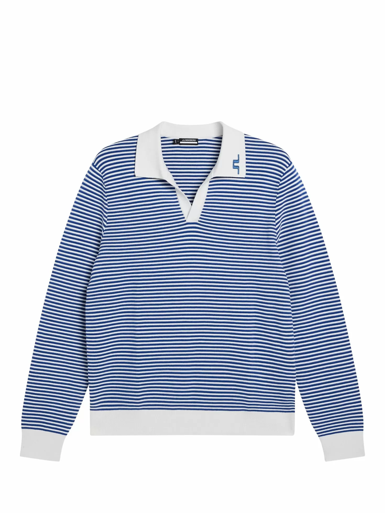 Stickat<J.Lindeberg Odin Knitted Sweater Sodalite Blue