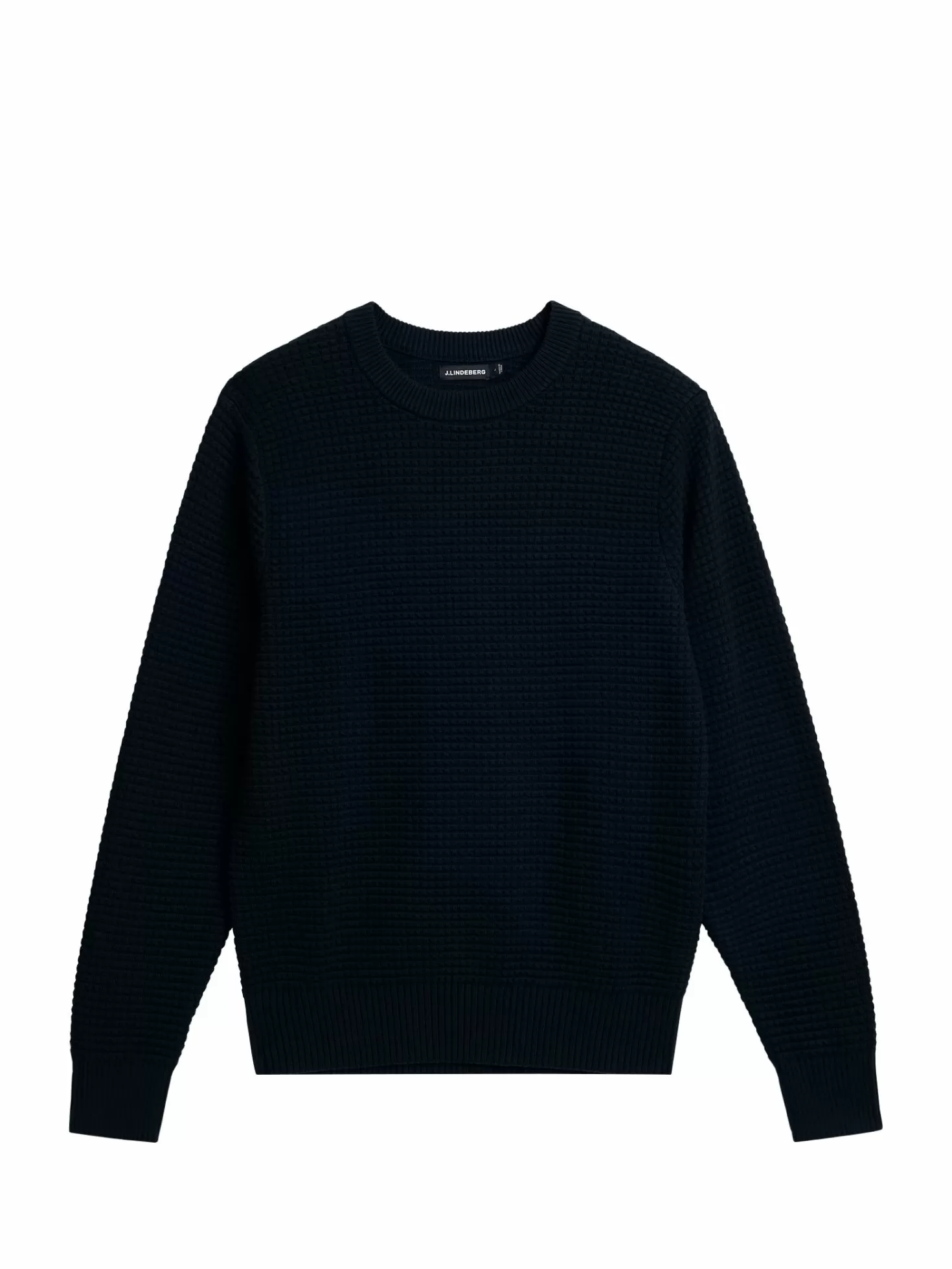 Stickat<J.Lindeberg Oliver Structure Sweater Jl Navy