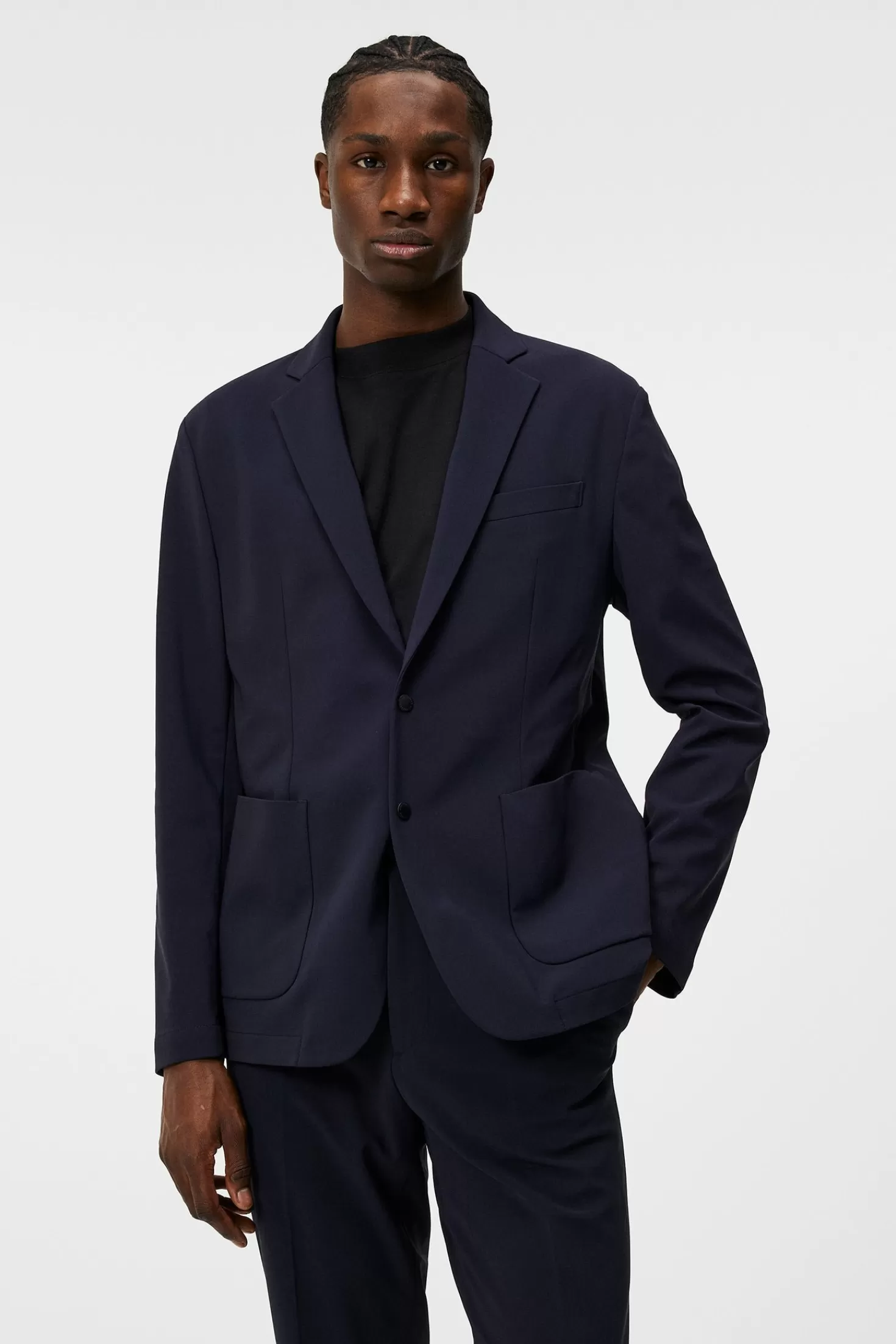 Blazers<J.Lindeberg Pat U Bonded Jersey Blazer Jl Navy