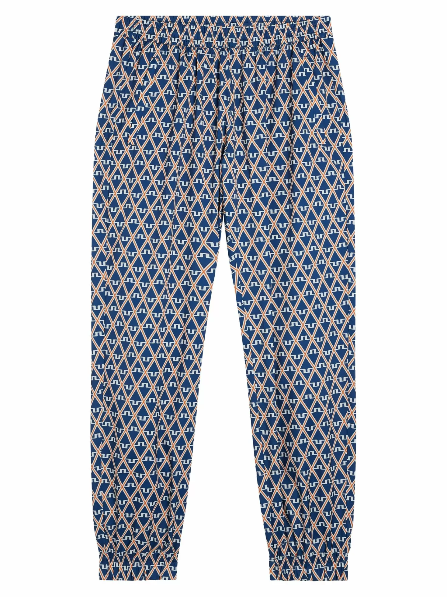 Byxor<J.Lindeberg Petrus Print Pant Estate Blue Diamond