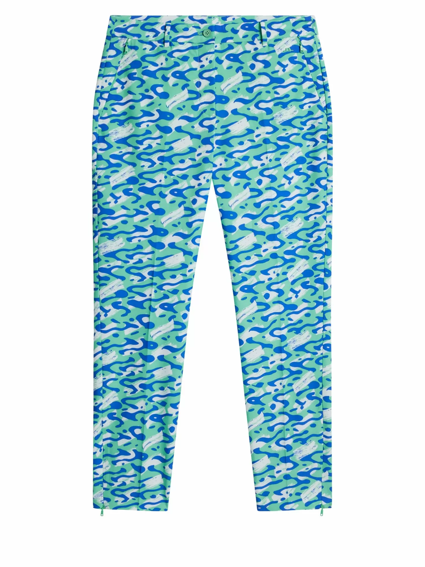 Byxor<J.Lindeberg Pia Print Pant Caldera Jade Cream