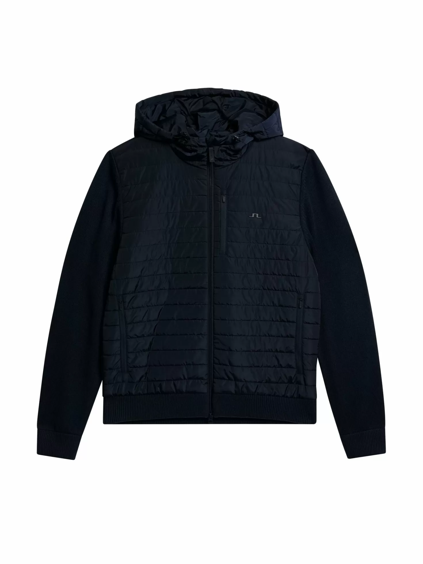 Jackor | Hoodies<J.Lindeberg Pierre Knitted Hybrid Jacket Jl Navy