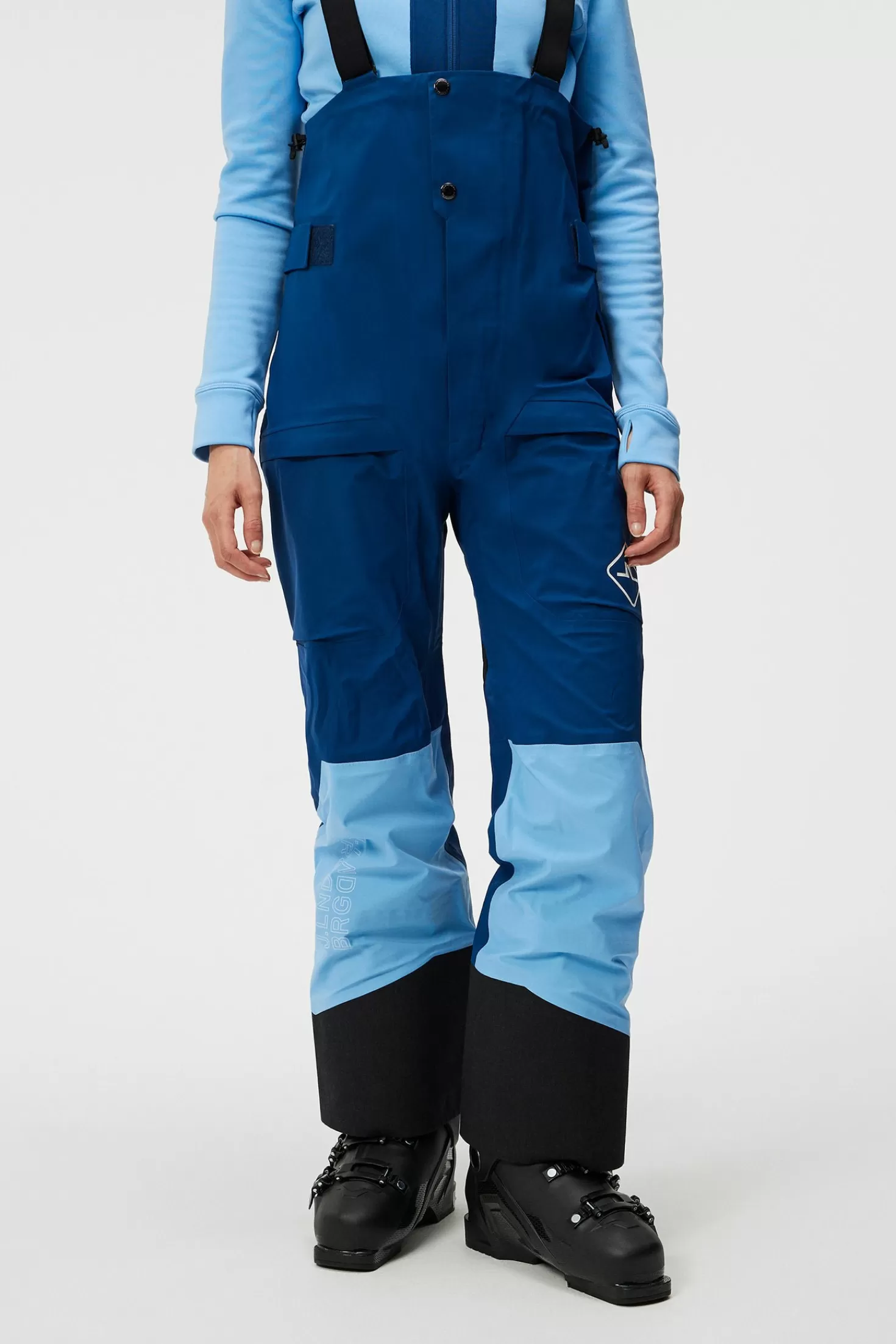 Byxor<J.Lindeberg Powerline Bib Pant Estate Blue