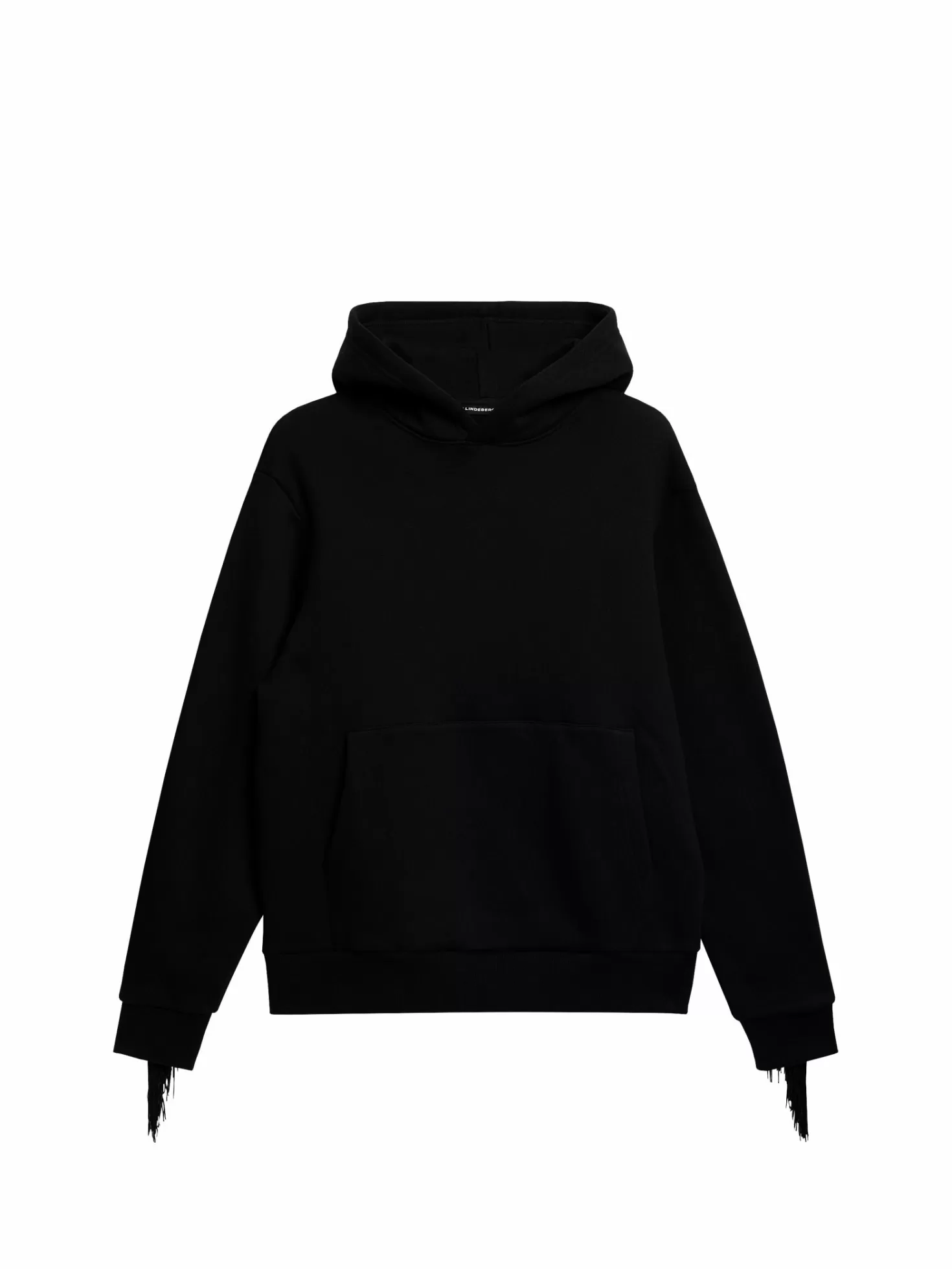 Hoodies<J.Lindeberg Prospector Fringed Hoodie Black