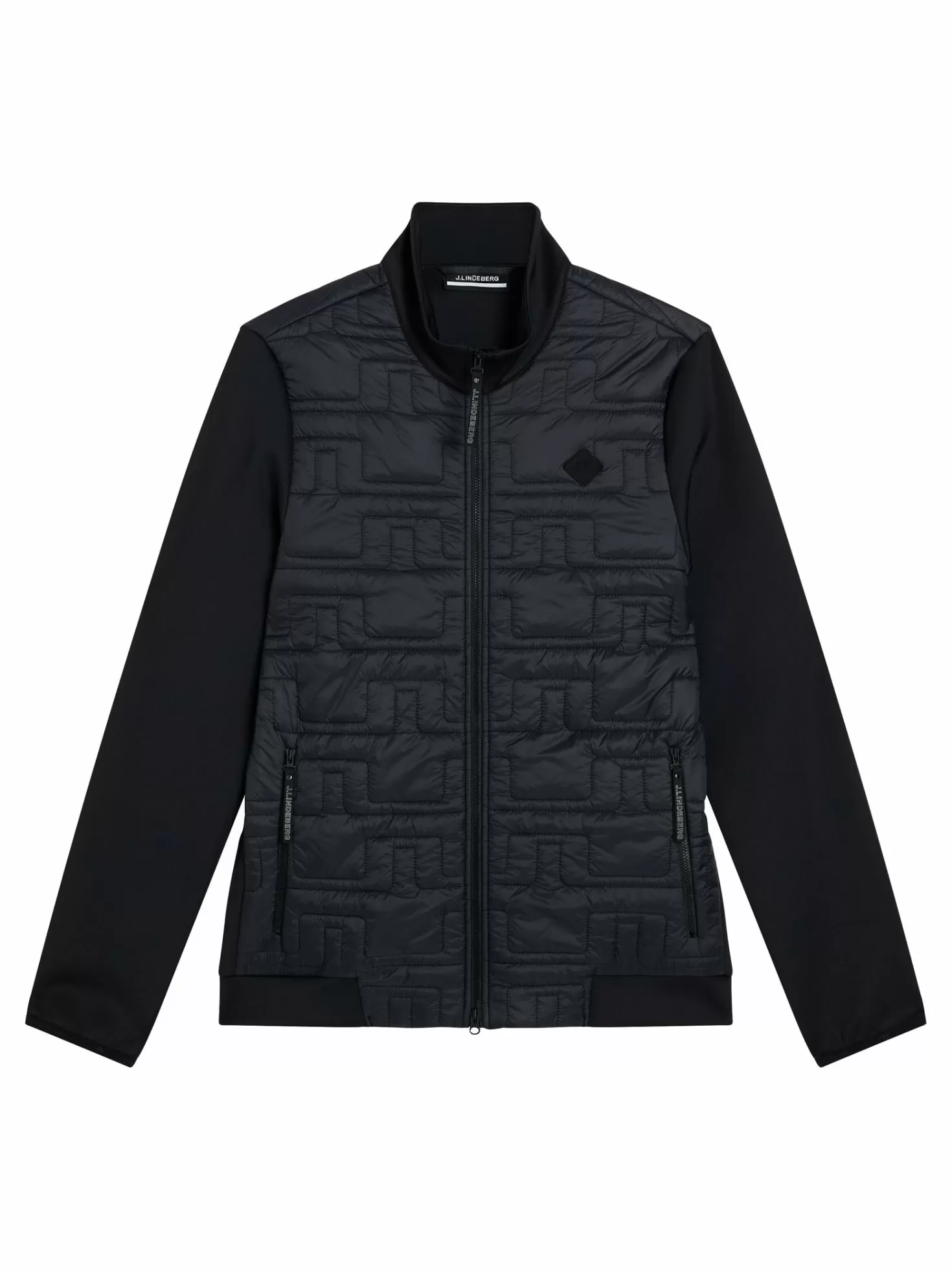 Jackor<J.Lindeberg Quilt Hybrid Jacket Rain Forest