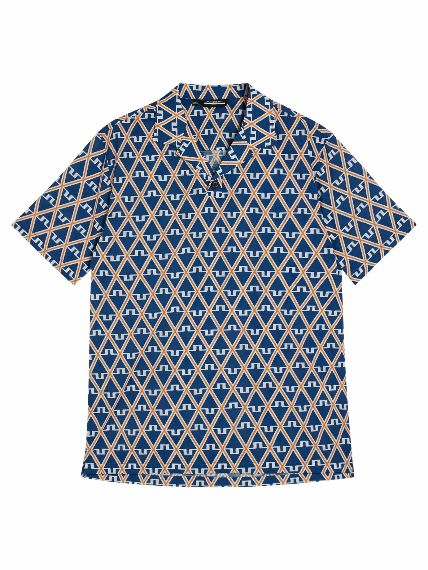 Polotröjor<J.Lindeberg Resort Shirt Estate Blue Diamond