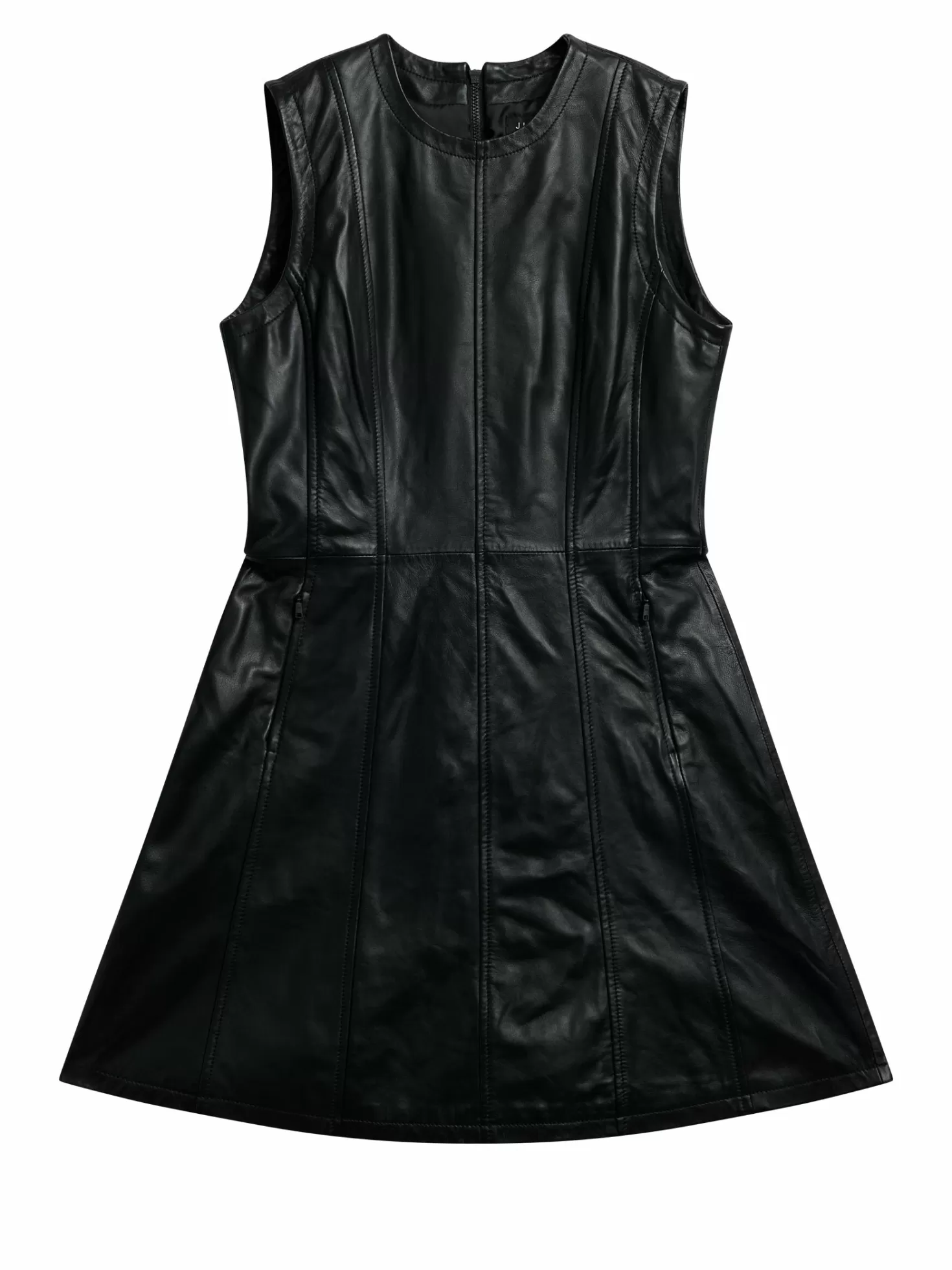 Klänningar<J.Lindeberg Ruby Leather Dress Black