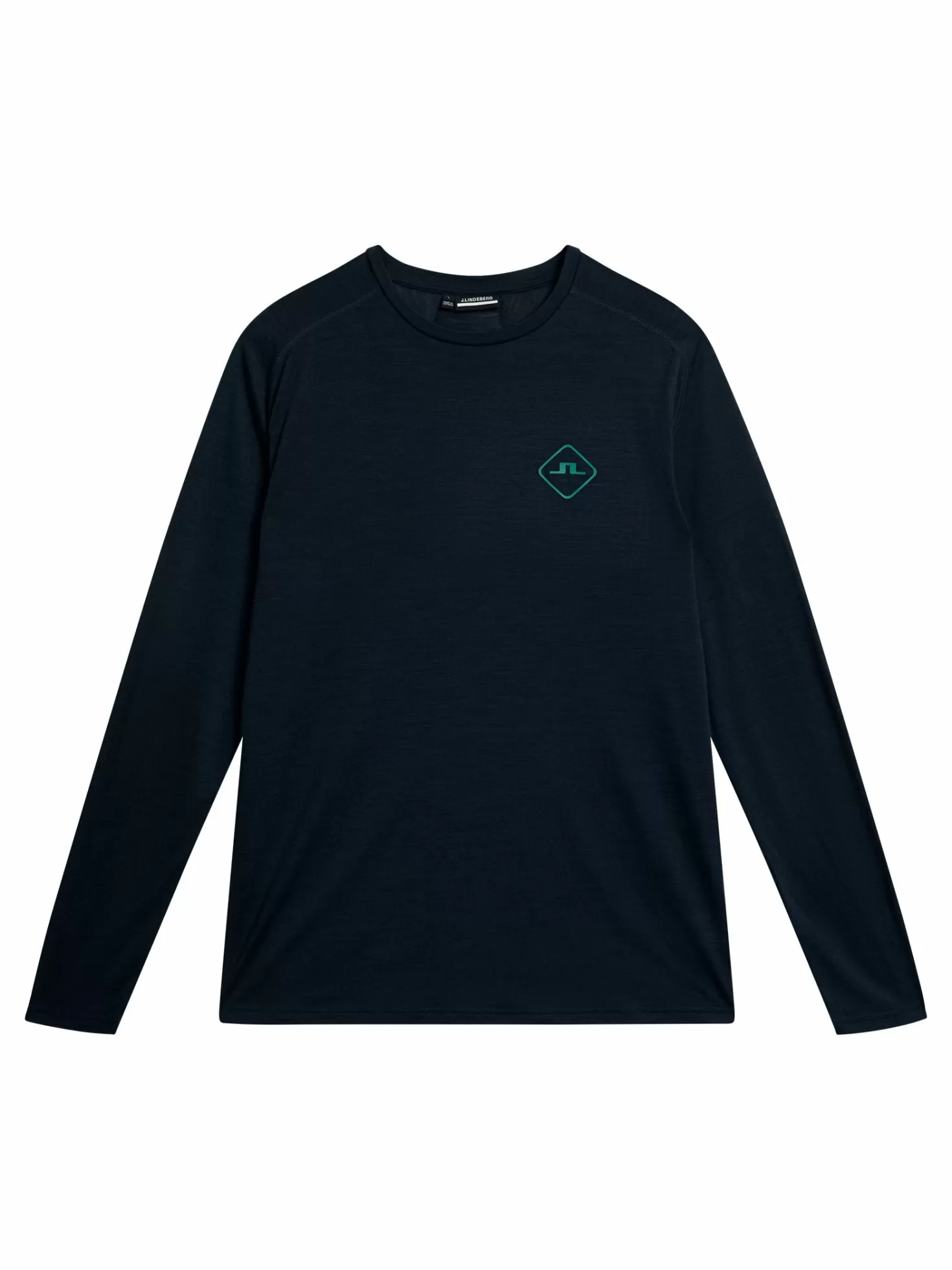 Bas- och mellanlager | T-shirts<J.Lindeberg Shaun Wool Long Sleeve Tee Jl Navy