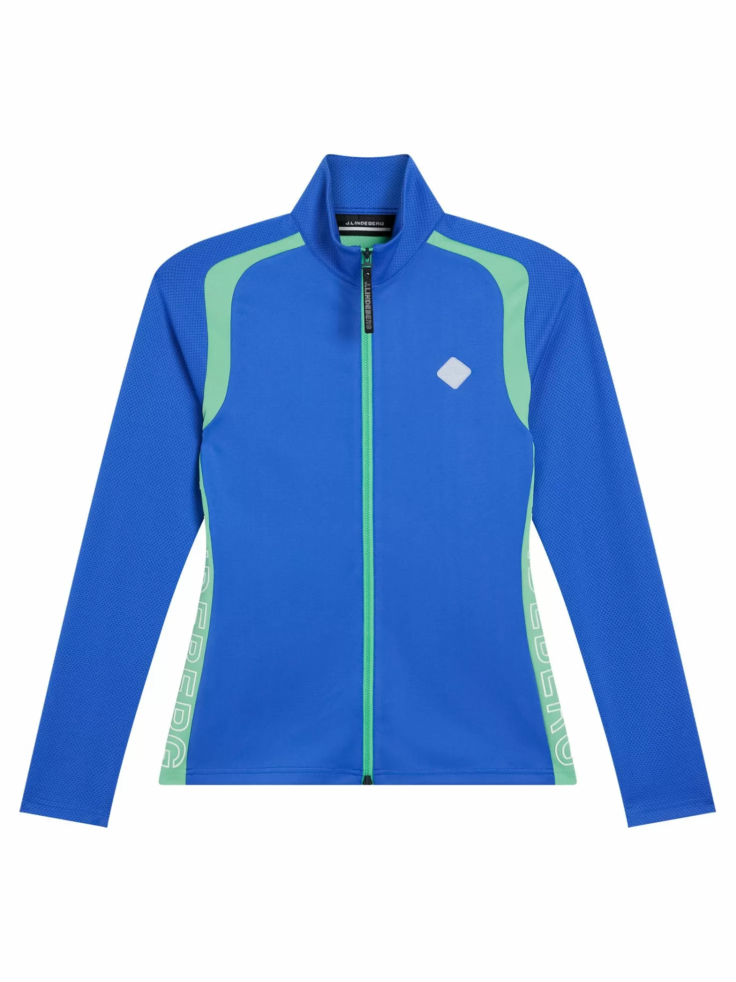 Bas- och mellanlager<J.Lindeberg Solar Full Zip Mid Layer Dazzling Blue