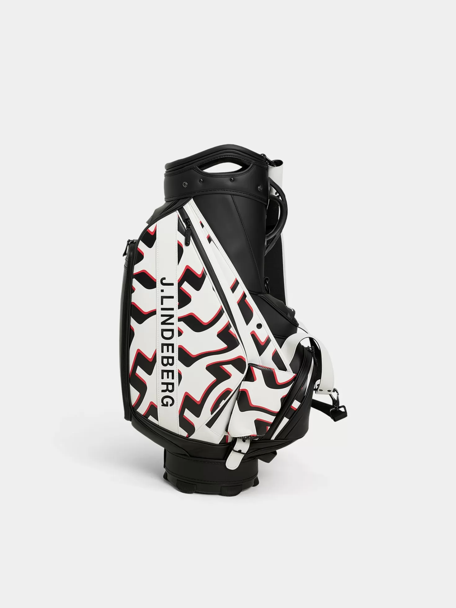 Golfväskor | påsar<J.Lindeberg Staff Bag Print Bridge Wave White