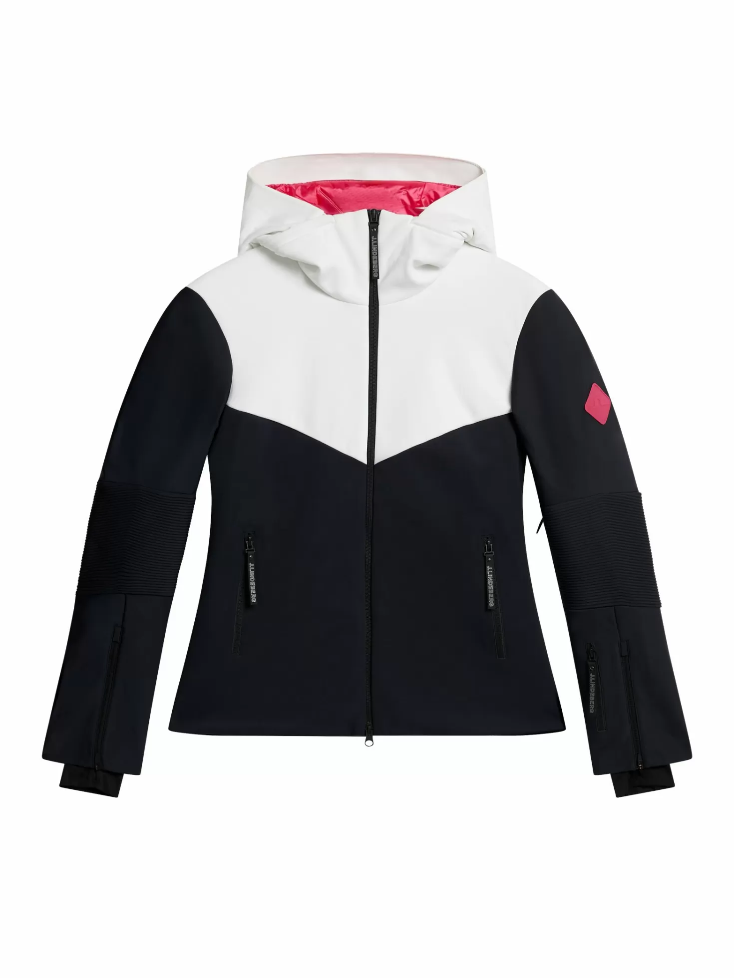 Jackor<J.Lindeberg Stanford Hybrid Jacket White