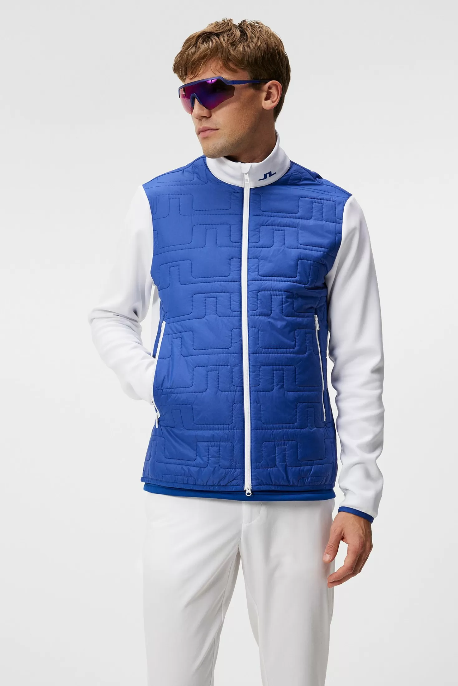 Jackor<J.Lindeberg Stefano Hybrid Jacket Sodalite Blue