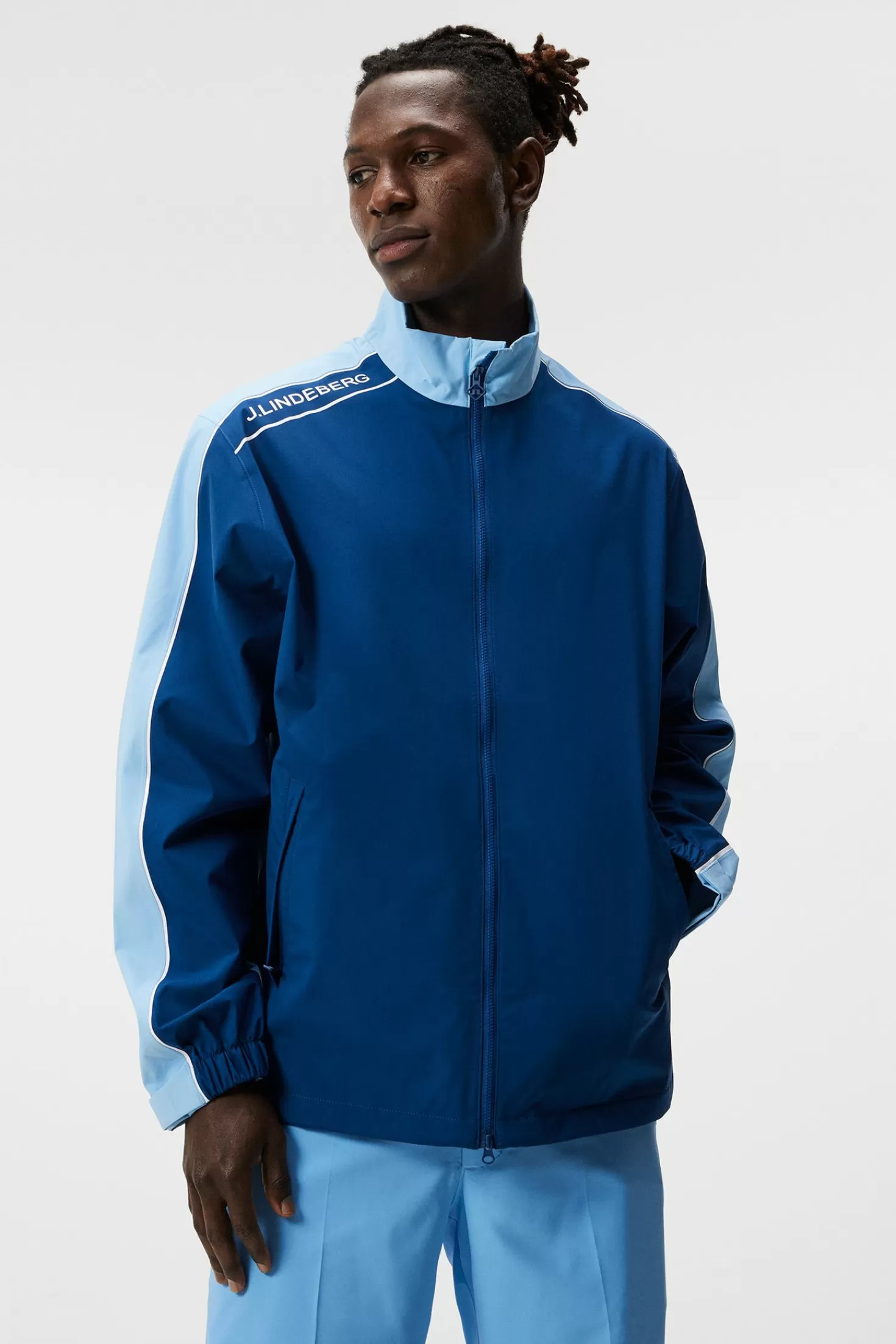 Jackor<J.Lindeberg Theo Rain Jacket Little Boy Blue