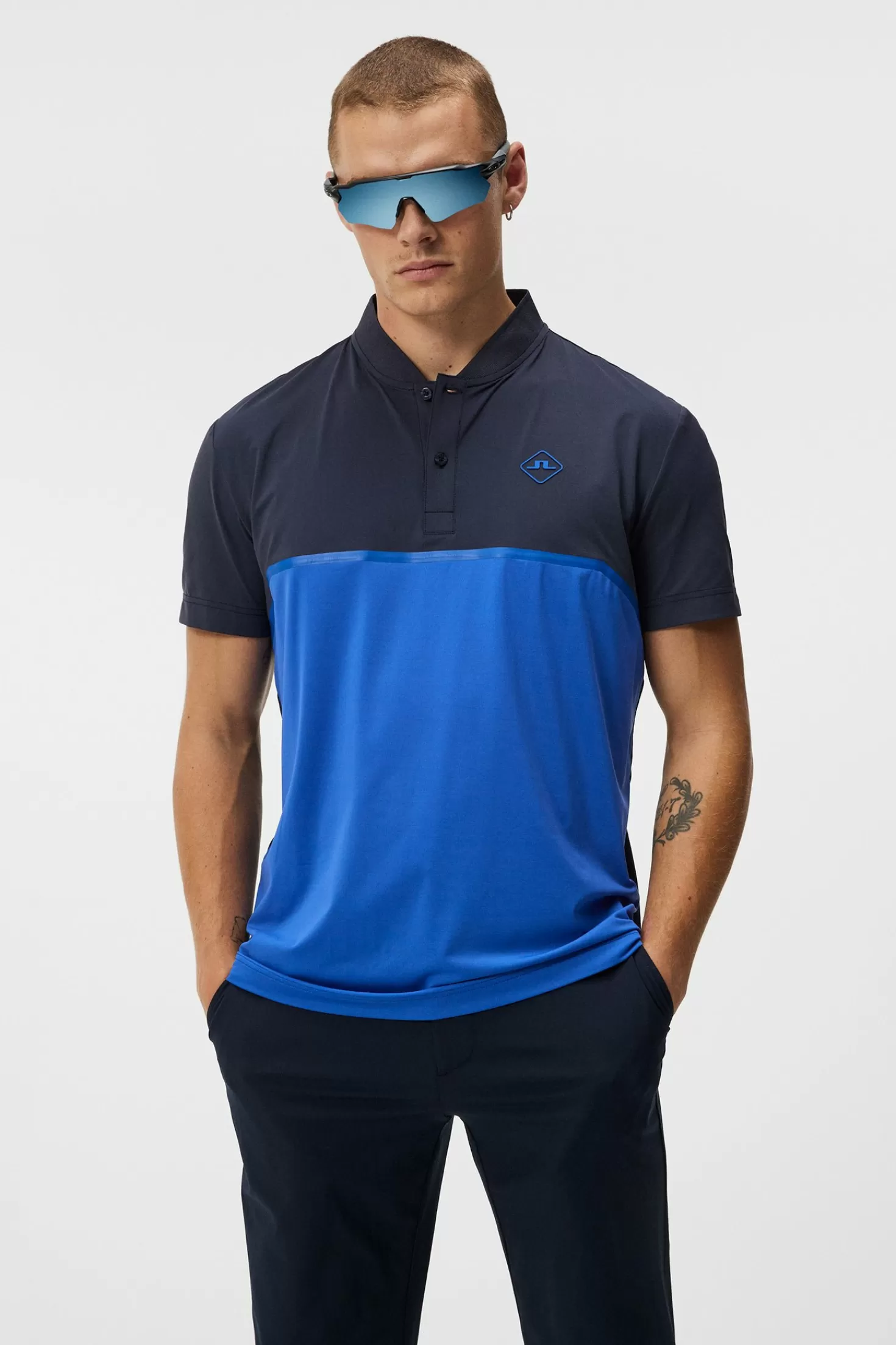 Polotröjor<J.Lindeberg Timothy Regular Fit Polo Jl Navy