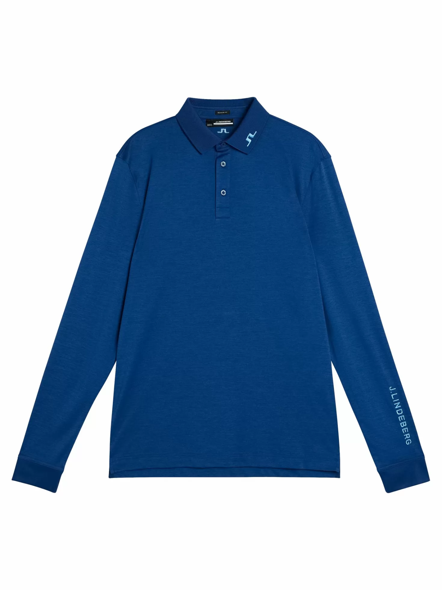 Bas- och mellanlager<J.Lindeberg Tour Tech Long Sleeve Estate Blue Melange