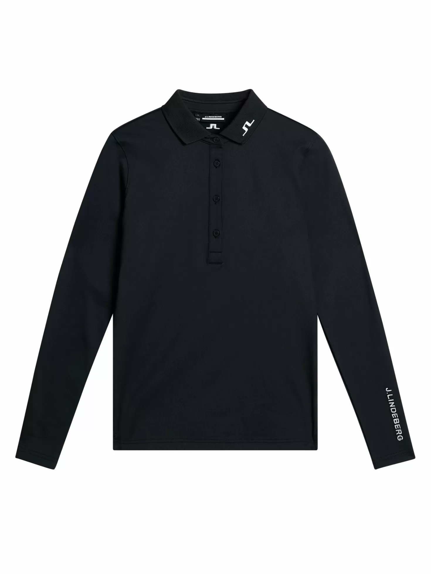 Bas- och mellanlager<J.Lindeberg Tour Tech Ls Polo Black