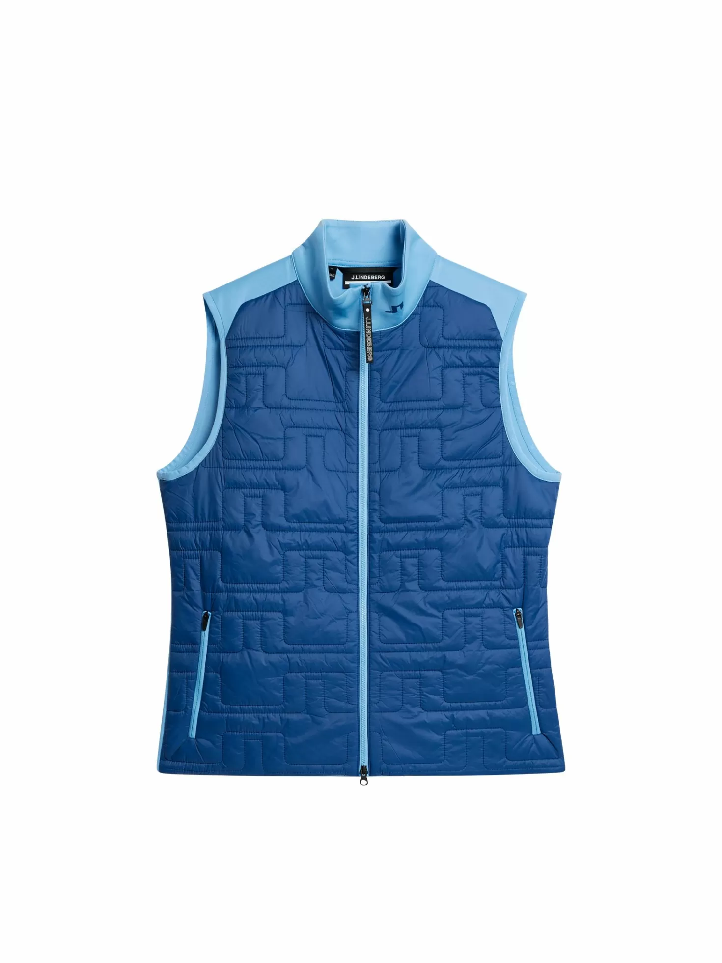 Gilets<J.Lindeberg W Quilt Hybrid Vest Estate Blue