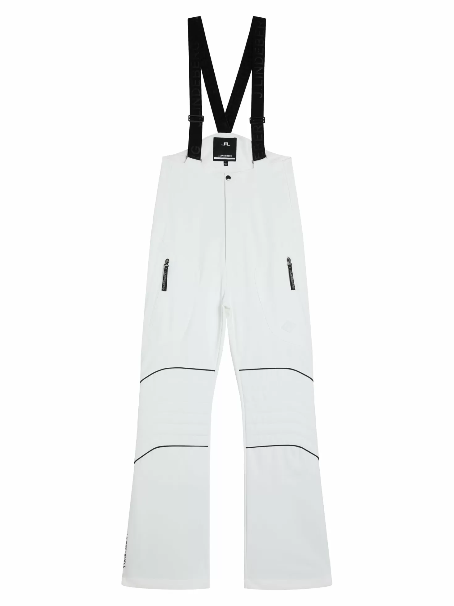 Byxor<J.Lindeberg W Stanford Pro Bib Pant White