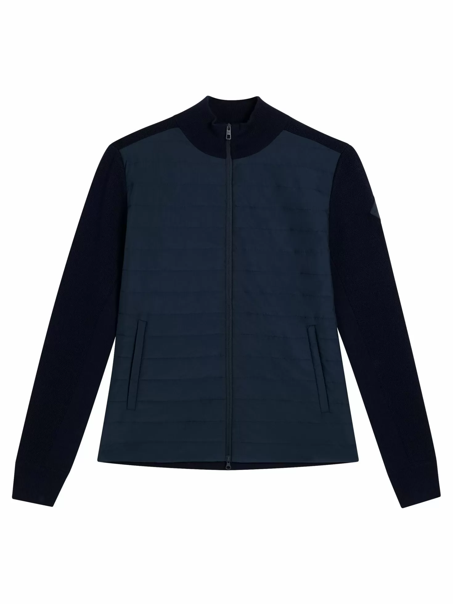 Jackor | Stickat<J.Lindeberg Wren Knitted Hybrid Jacket Jl Navy